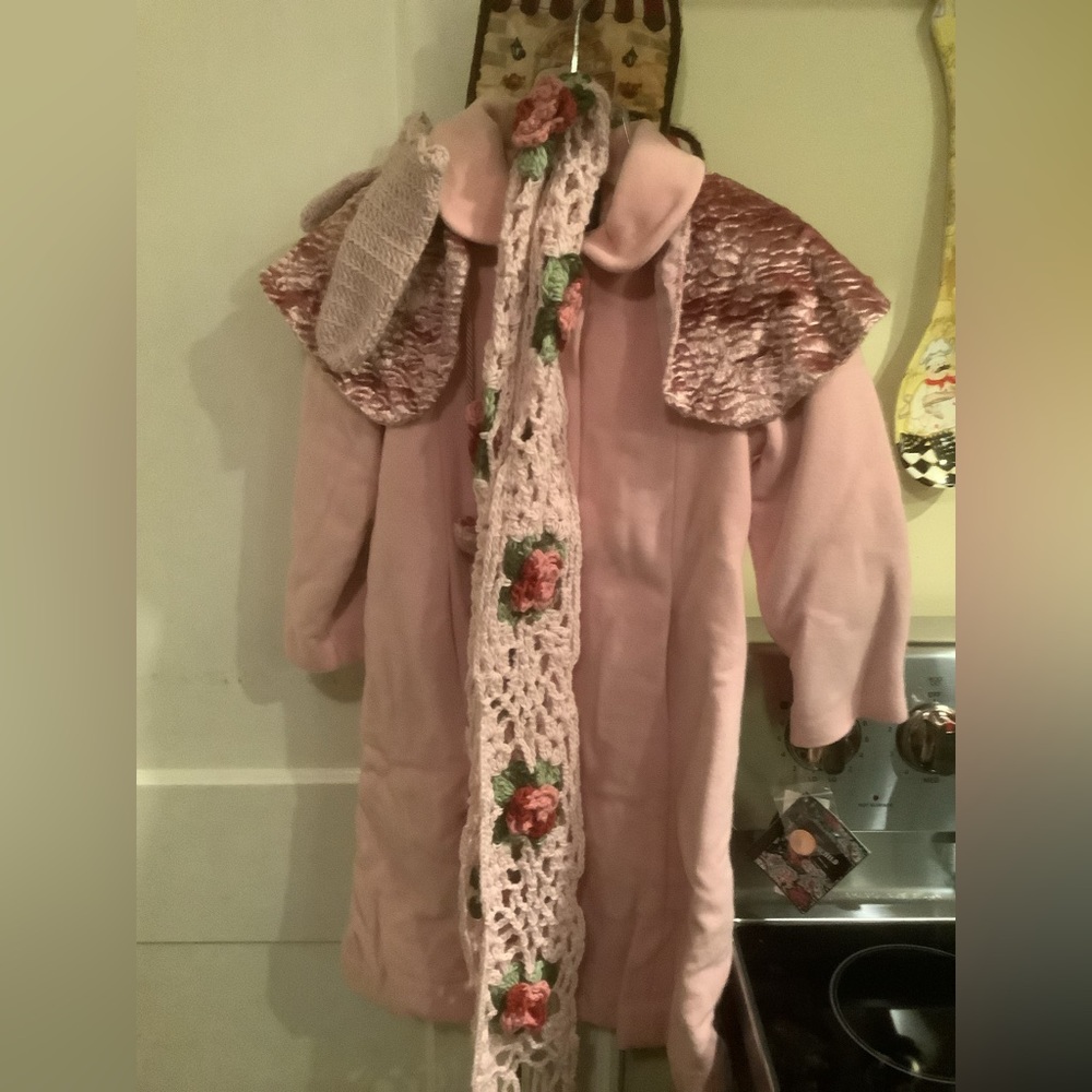 Rothschild coat, glove, scarf, and hat